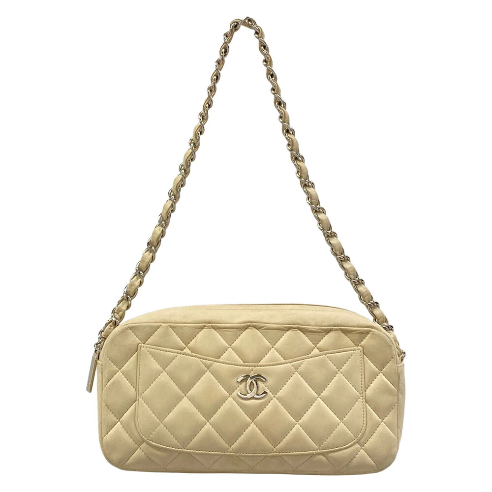 Chanel Matelasse Cream Lambskin #346081C20B